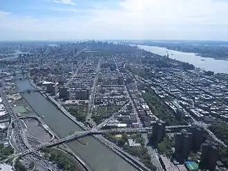 Harlem vanuit de lucht