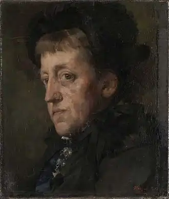 Portret van Kitty Kielland door Harriet Backer, 1883, Nationaal Museum voor Kunst, Architectuur en Design, Oslo