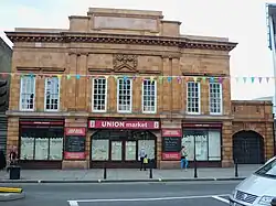 Het stationsgebouw uit 1905