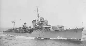 Harusame in november 1943