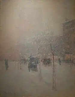 Late afternoon, New York, Winter, 1900
