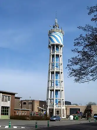 Watertoren langs de Willekensmolenstraat