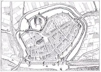 Hattem midden 16e eeuw