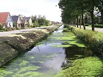De Haulerwijkstervaart in Haulerwijk (2009)