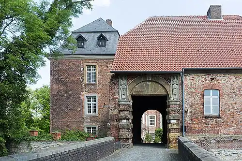 Kasteel Geist ten noordwesten van Oelde