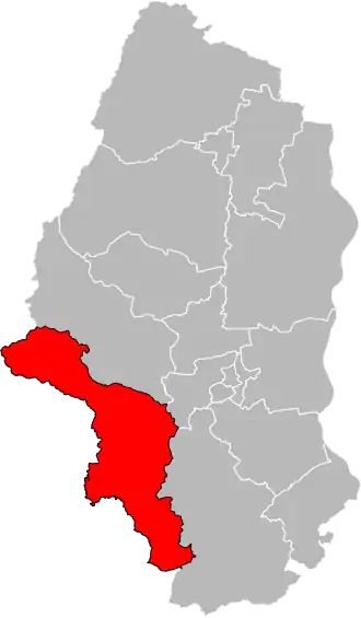 Locatie van het kanton