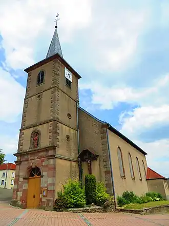 Kerk van Saint-Séverin / St.Severin in Haut-Clocher / Zittersdorf