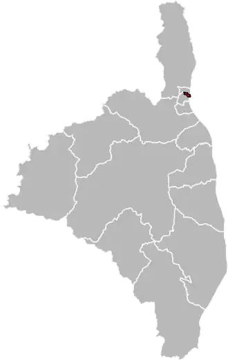 Locatie van het kanton