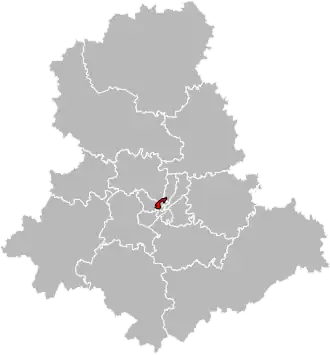 Locatie van het kanton