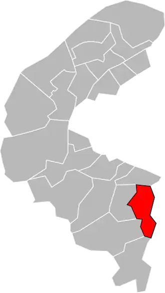 Locatie van het kanton