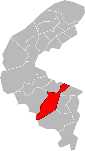 Locatie van het kanton