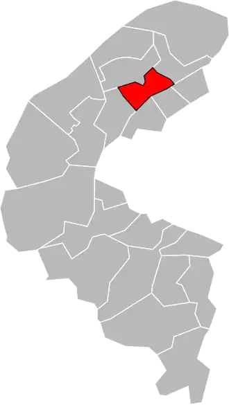 Locatie van het kanton