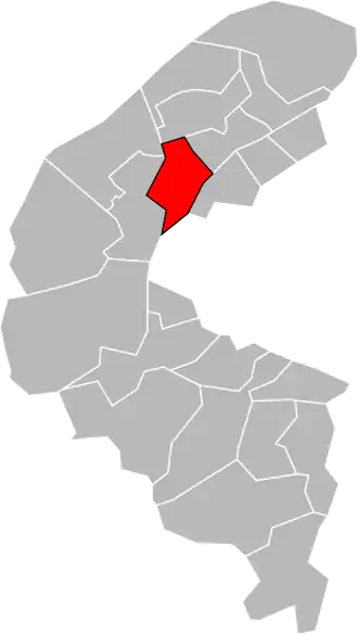 Locatie van het kanton