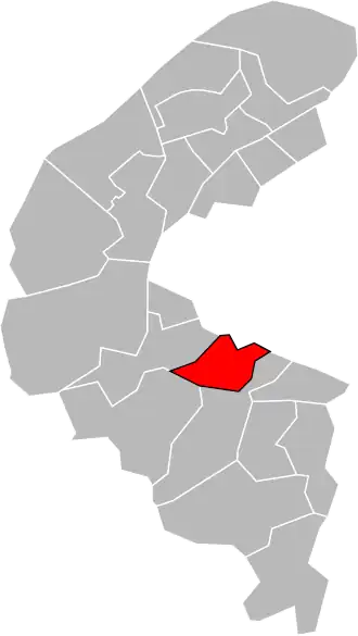 Locatie van het kanton