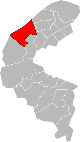 Locatie van het kanton