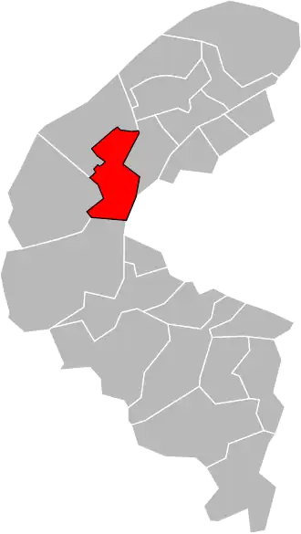 Locatie van het kanton