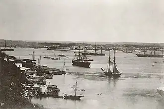 De haven in 1898