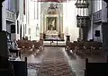 Interieur van deze kerk (18e en 19e eeuw)