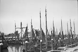 Haven van Stellendam in 1949