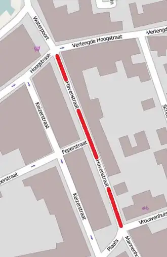 De Havenstraat (rood)