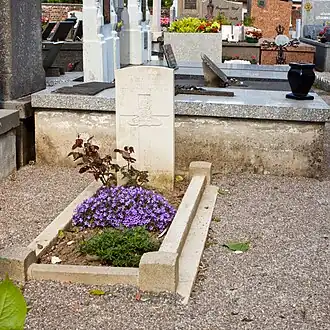 Een van de twee Britse graven