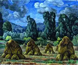 Hooibergen in Normandië