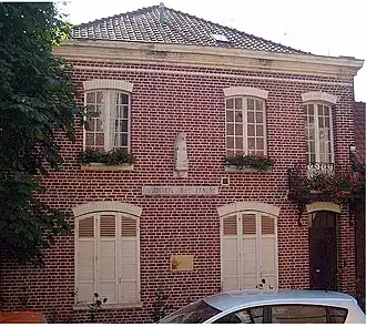 Het huis van Jules Lemire in Hazebroek