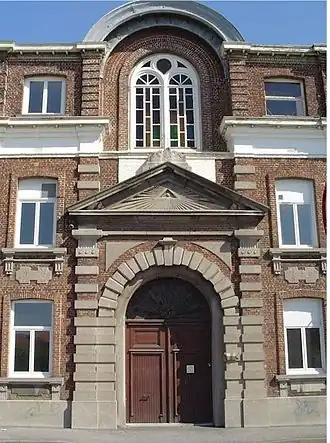 Ingang van het kleinseminarie