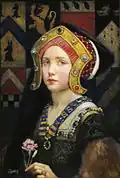 Head of a Tudor girl, 1899