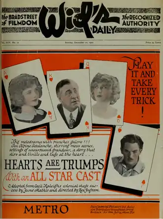 Advertentie voor Hearts Are Trumps