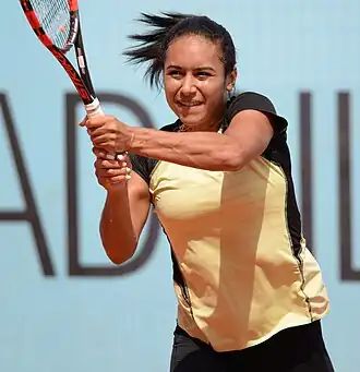 Winnares in het enkelspel, Heather Watson