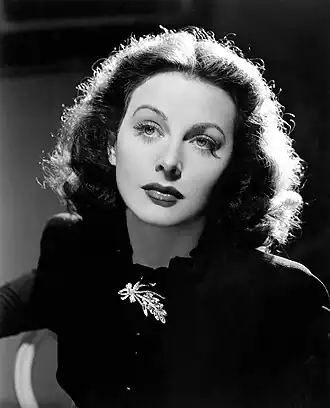 Hedy Lamarr in een foto ter promotie van de film
