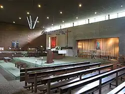 Overzicht van de kerkzaal