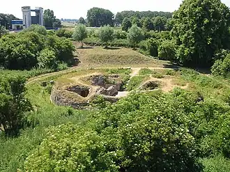 De restanten van Nieuw Fort St. Andries