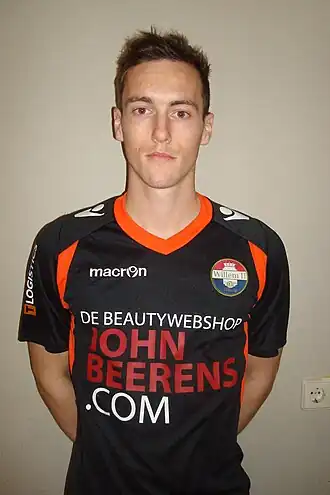 Freek Heerkens in het shirt van Willem II seizoen 2013/2014