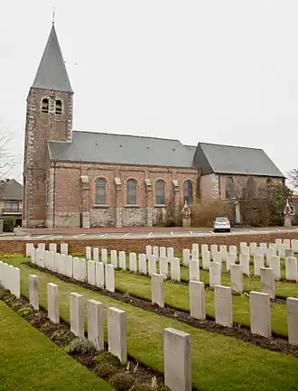 Kerk en begraafplaats