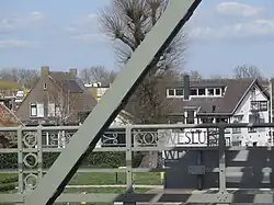 Deel van tekst: "Gouwesluis Anno Domini 1938"