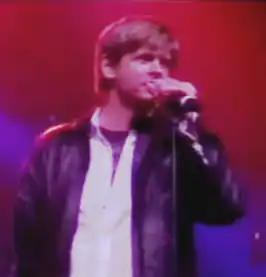 Heidecker tijdens een optreden in 2012