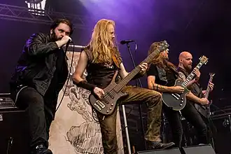 Heidevolk op dat Metal Frenzy Festival 2017 in Gardelegen