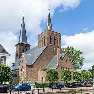 Oostzijde kerk in 2022