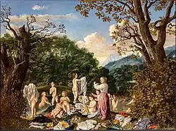 Wolfgang Heimbach, Badende meisjes. (1640)