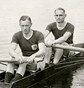 Hein van Suylekom en Carel van Wankum in 1928
