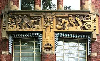 Gevelreliëf van W.C. Brouwer