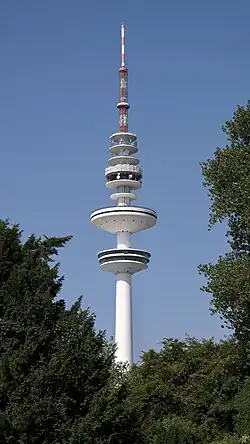 De 276,5 meter hoge Heinrich-Hertz-Turm