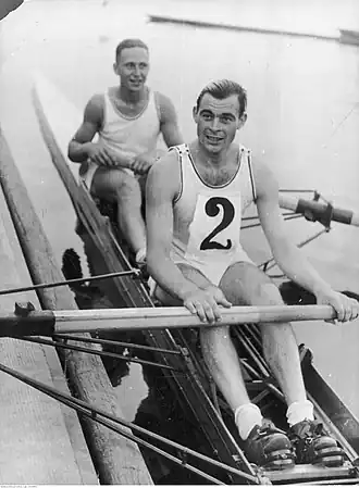 Heinrich Stelzer en Rudolf Eckstein (sept 1938)