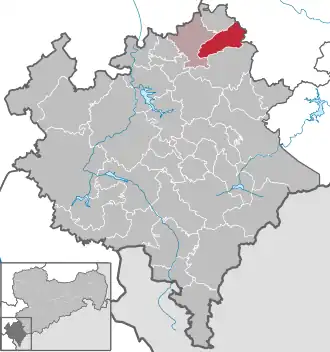 Kaart van Heinsdorfergrund