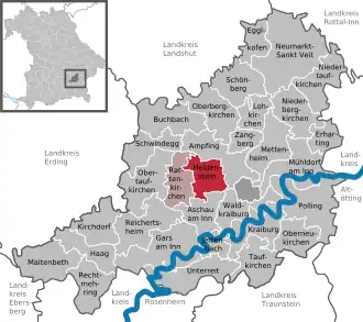 Kaart van Heldenstein