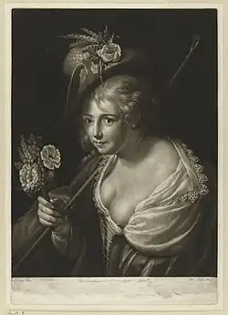 Portret van Helena Forman door William Pether