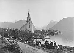 Helgheim kerkje in Jølster