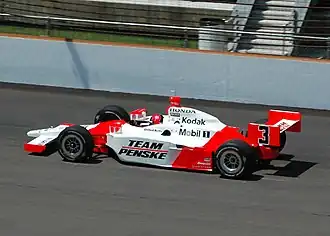 Een oefenrit van Team Penske voor de IndyCar Series, 2007.